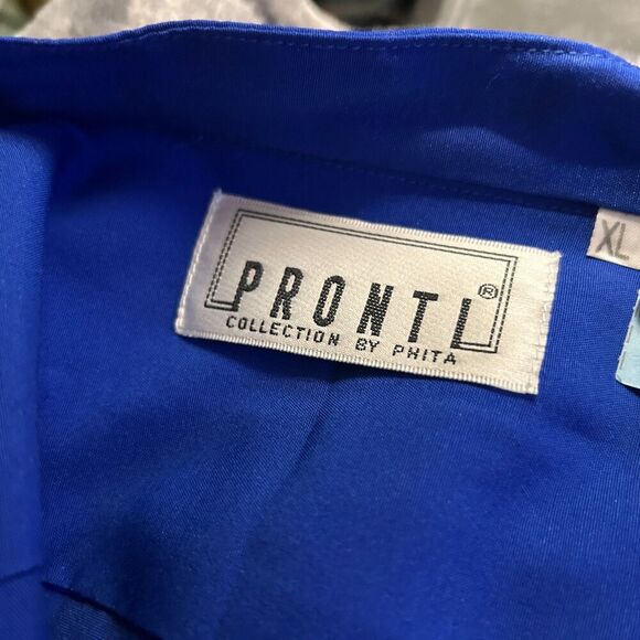 Vintage Pronti Collection by Phita Blue Top XL - Picture 4 of 7